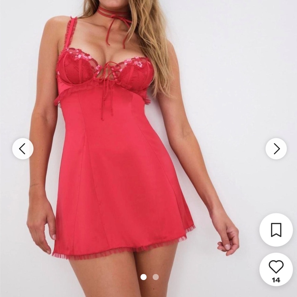 For Love and Lemons Slip Dress Size Small